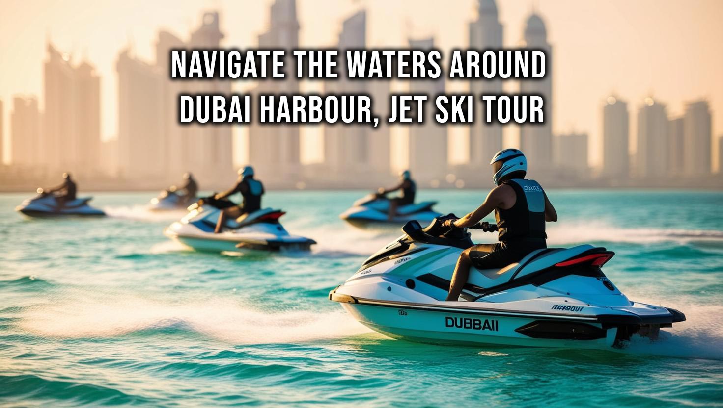 Navigate the Waters Around Dubai Harbour, Jet ski tour