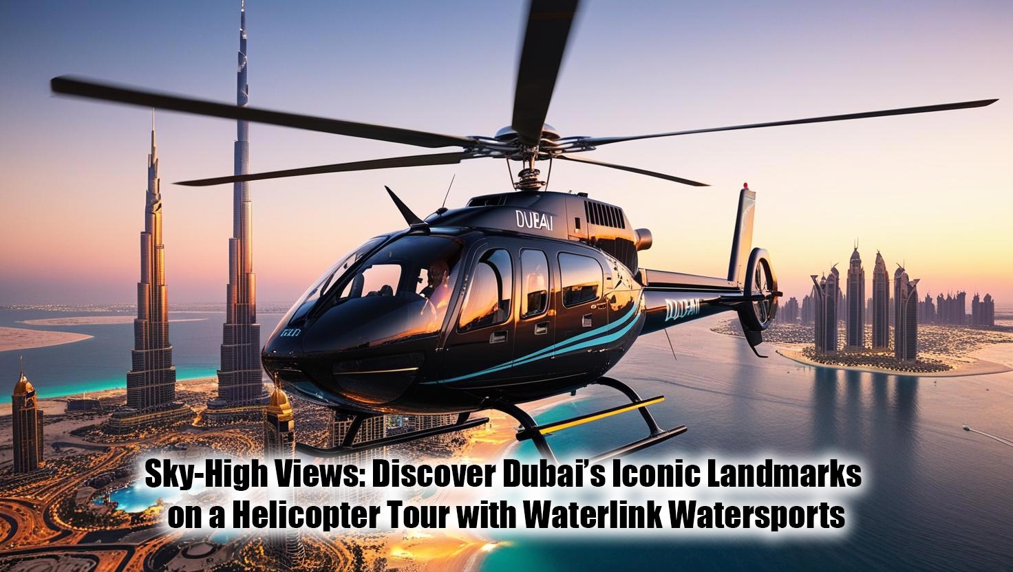 Sky-High Views: Discover Dubai’s Iconic Landmarks on a Helicopter Tour with Waterlink Watersports