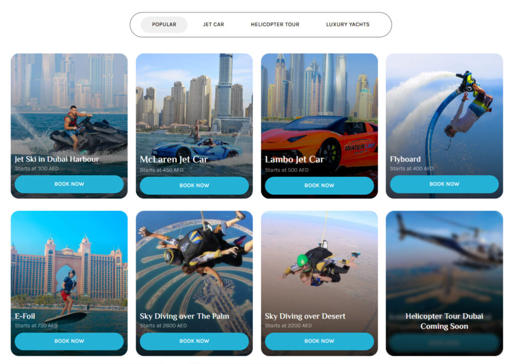 Choose Your Activity