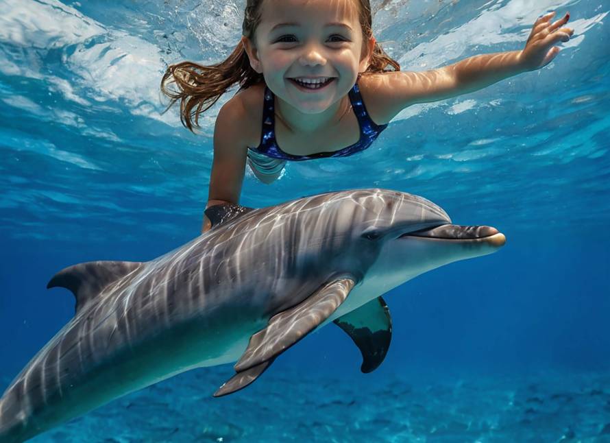 Swimming With Dolphins 6